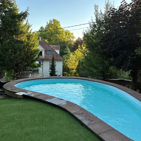 View Of Park And Nature, Pool, Spa, Garden Obernai